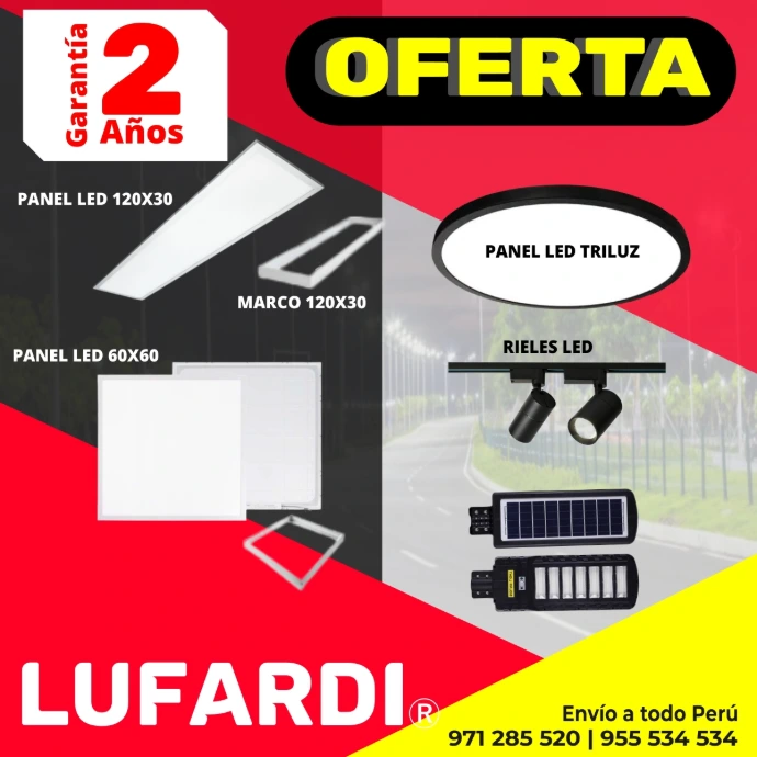 Compra luminarias modernas al mejor precio. Encuentra lámparas LED, colgantes, plafones y focos decorativos ideales para iluminar tu hogar o negocio con estilo, eficiencia energética y alta durabilidad.