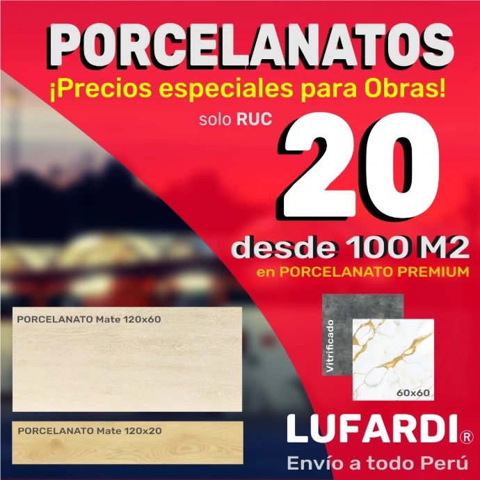 Compra porcelanato de alta calidad para pisos y paredes. Descubre diseños modernos, gran resistencia al desgaste y variedad de estilos como mármol, madera y piedra. Ideal para hogares y proyectos comerciales que buscan durabilidad y estética en un solo producto.