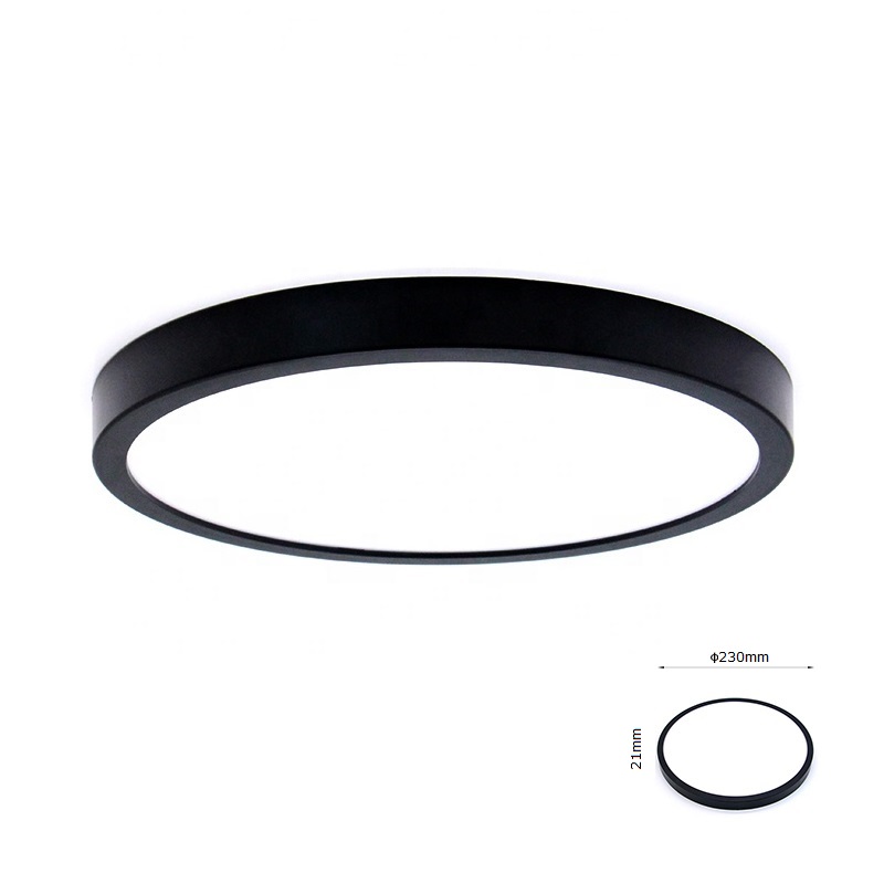 [2536] Luminaria Led Circular Tricolor Ip20 Sobreponer - Luz Blanca 24W - Lufardi