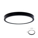 Luminaria Led Circular Tricolor Ip20 Sobreponer - Luz Blanca 24W - Lufardi