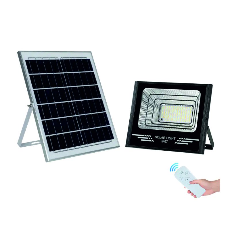 [2538] Luminaria Led Reflector Solar 300W 12V 6000K Ip66 Negro - Lufardi