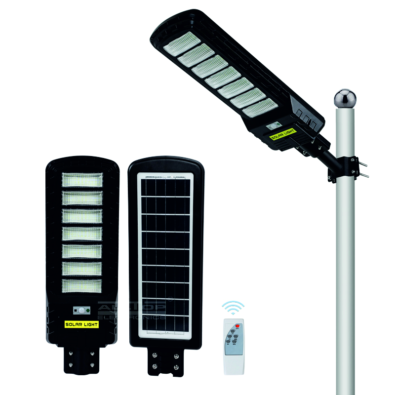 [2539] Luminaria Led Alumbrado Publico Solar 300W 12V 6000K Ip65 P/Poste - Lufardi