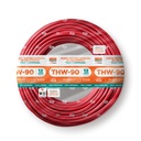 Cable Thw-90 +Plus 450/750 V Varios Colores 12 Awg - Indeco
