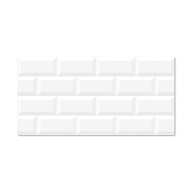 [3053] Ceramico Pared 30X60Cm Ladrillo Blanco 1.8M2